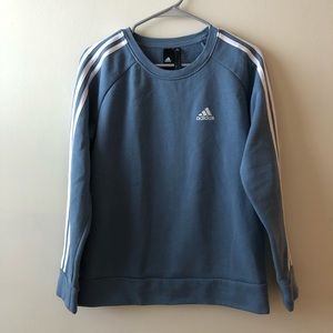 Adidas, teal crew neck, size medium